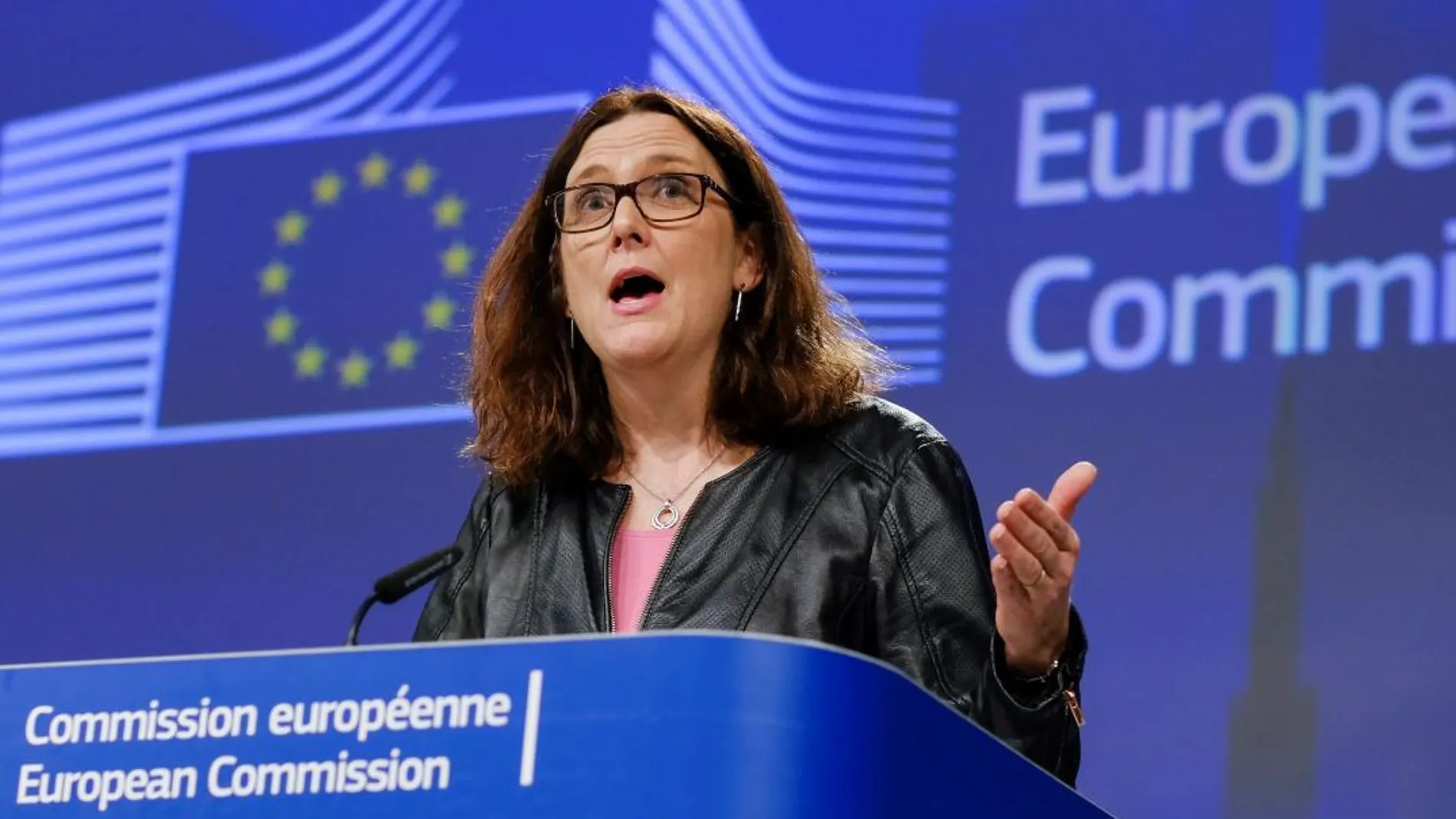 La representante de Comercio de la Comisión Europea (CE), Cecilia Malmström