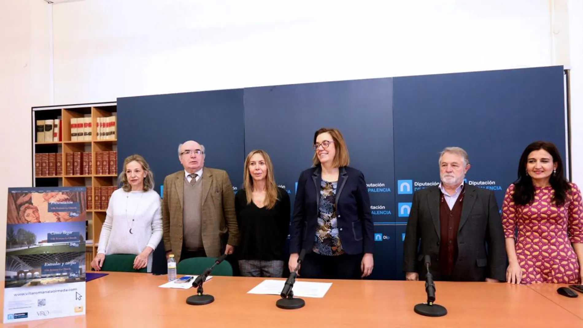 Ángeles Armisén presenta la nueva web de la Villa Romana La Olmeda