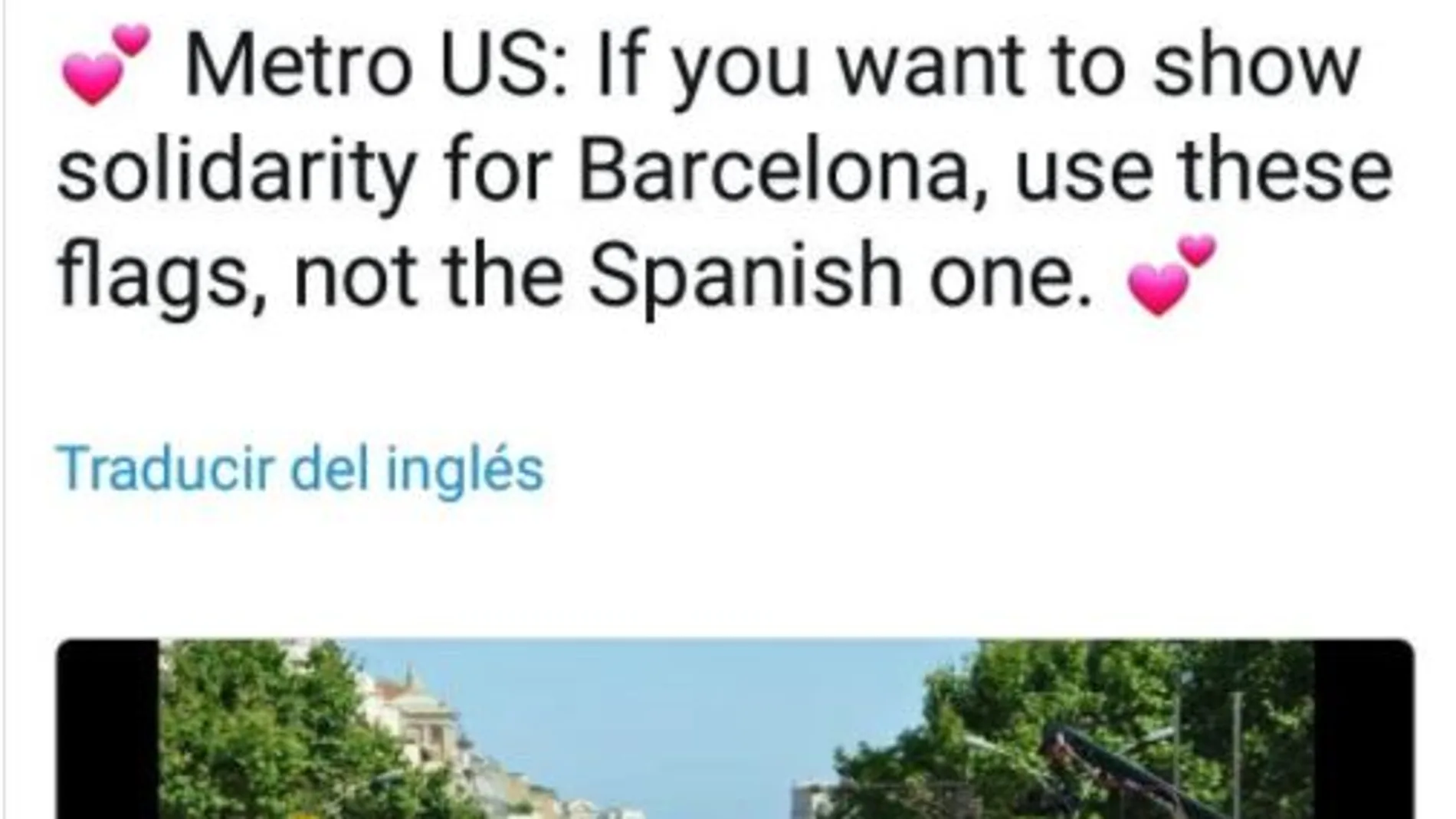 La ANC pide que no se use la bandera de España en las muestras de solidaridad