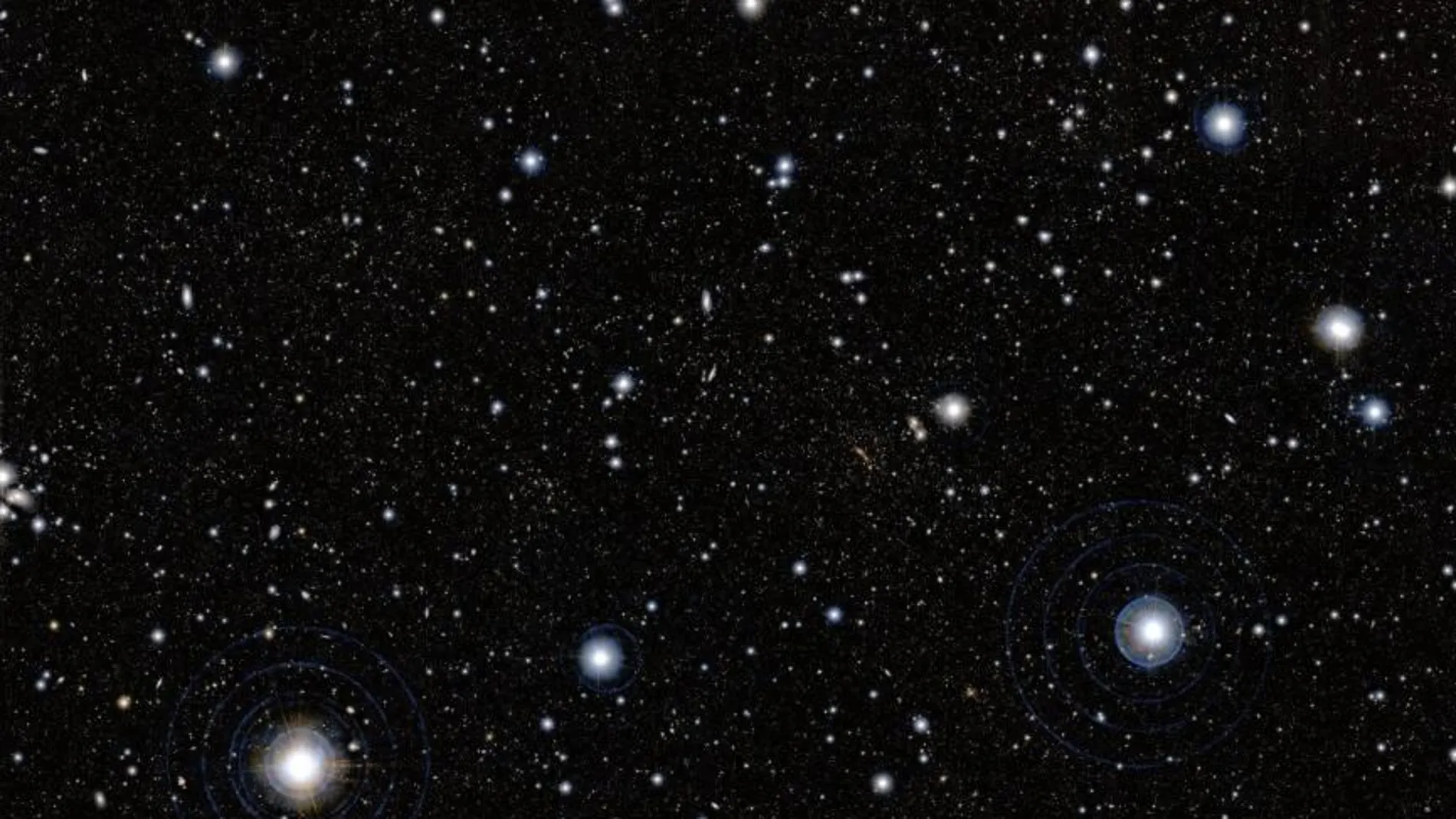 Un conjunto de estrellas masivas fotografiado en 2009