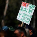 Manifestación contra la derogación del Obamacare el pasado año/Reuters