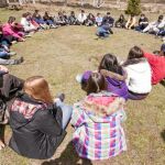 Encuentro de Pioneros Sheerwood de diferentes grupos Scout de Castilla y León en Tabuyo del Monte (León) en abril de este año.