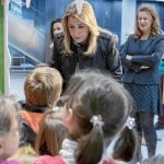 La presidenta andaluza, Susana Díaz, junto a la consejera de Educación, Sonia Gaya