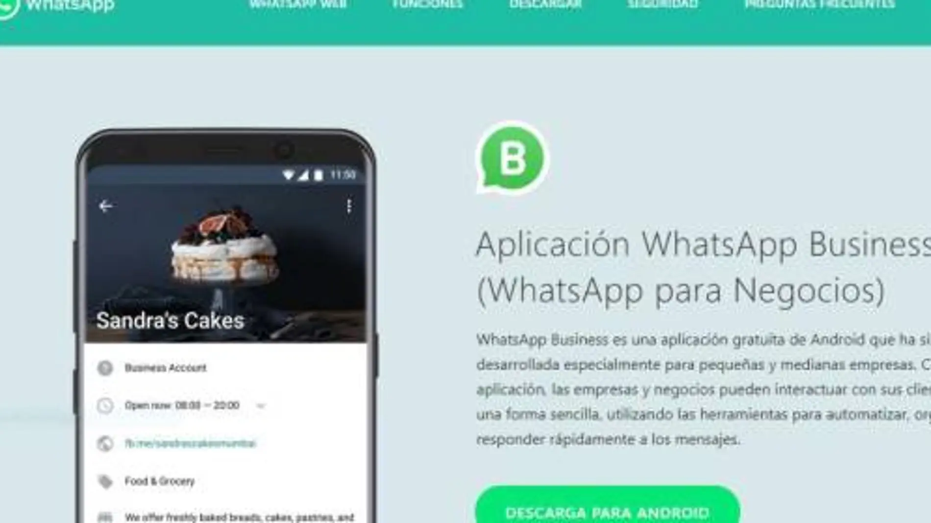 WhatsApp Business, la nueva app para empresas