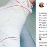 Manuela Carmena ha informado de su caída en su cuenta de Instagram
