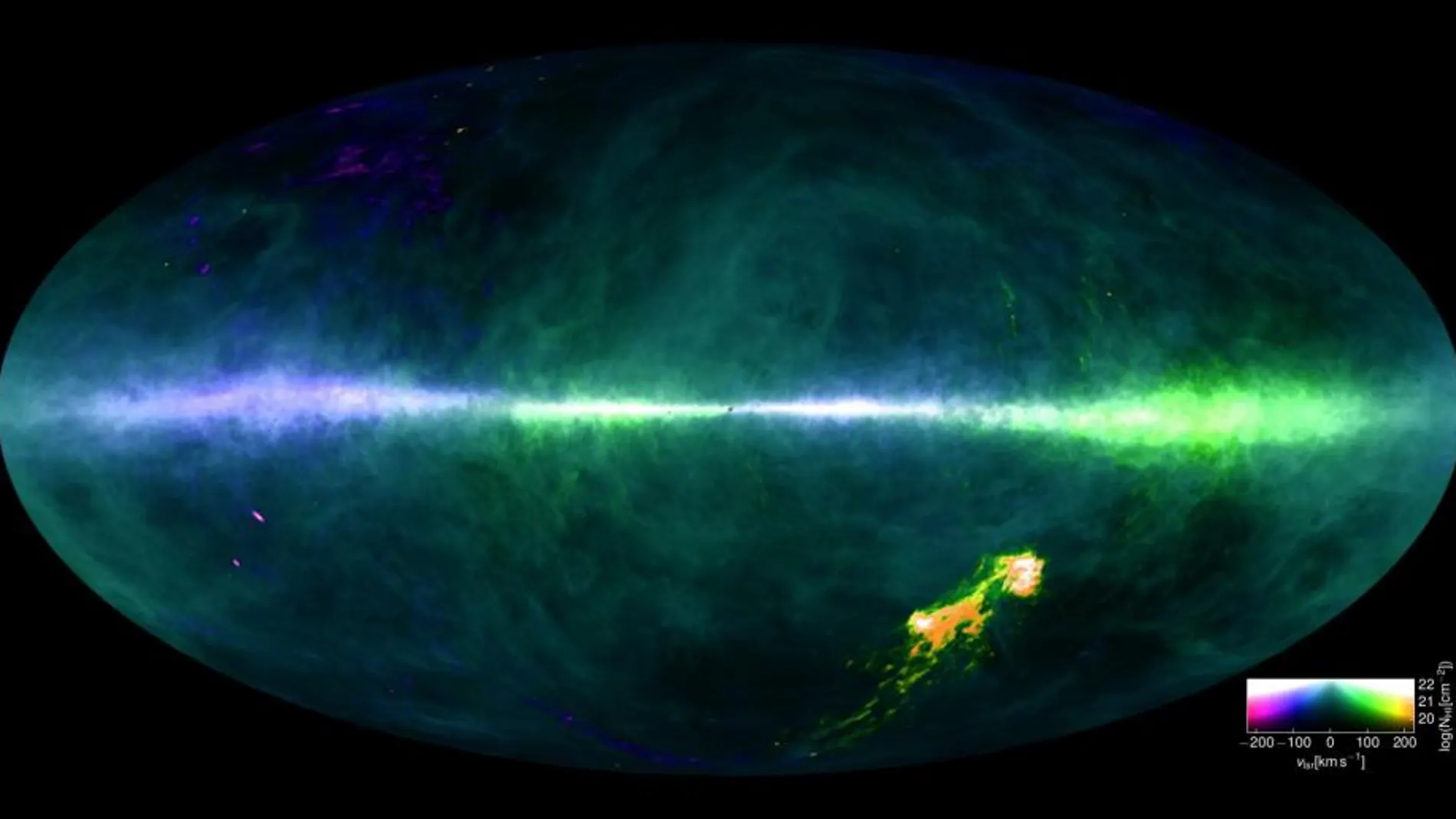 El nuevo mapa de la Vía Láctea