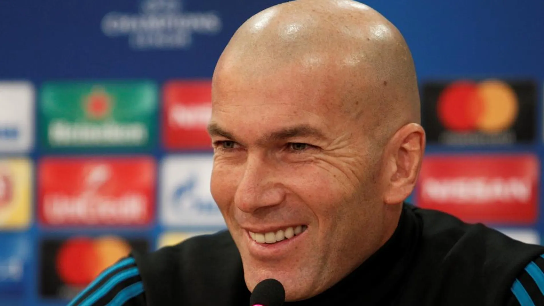 Zinedine Zidane, durante la rueda de prensa previa al encuentro