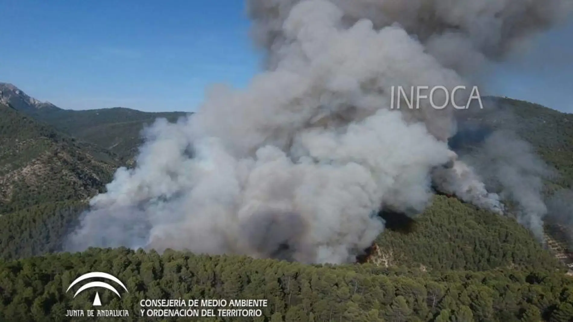 Incendio en Segura de la Sierra, Jaén
