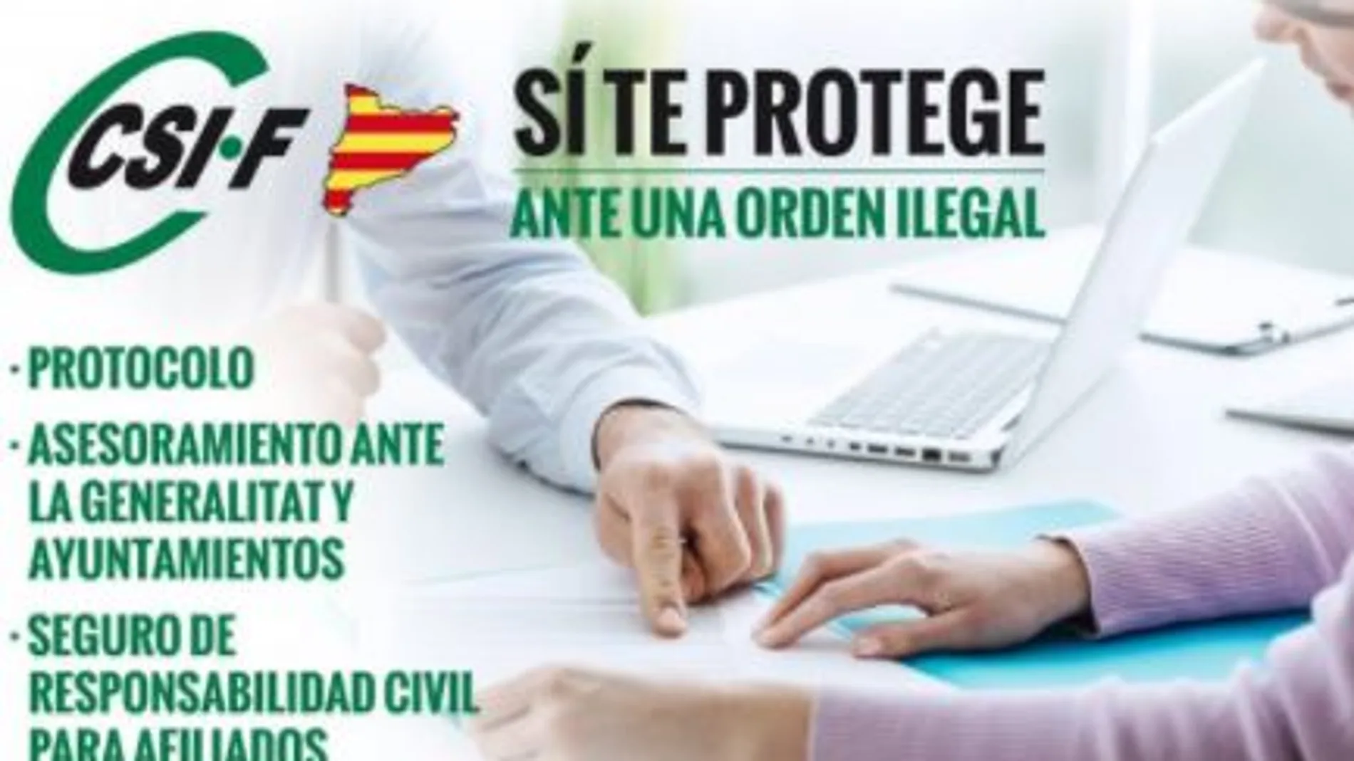 Intensificará a lo largo de este mes una campaña informativa en centros educativos y de la Administración «frente a órdenes ilegales».
