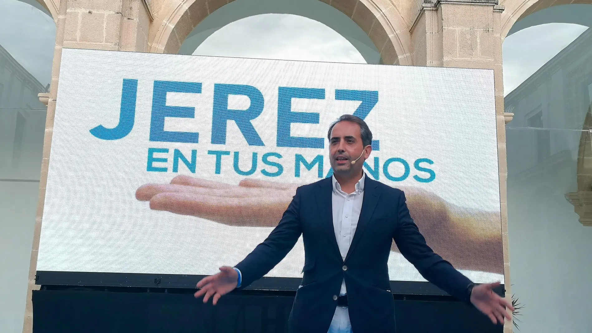El candidato del PP a la Alcaldía de Jerez de la Frontera, Antonio Saldaña / Foto: La Razón