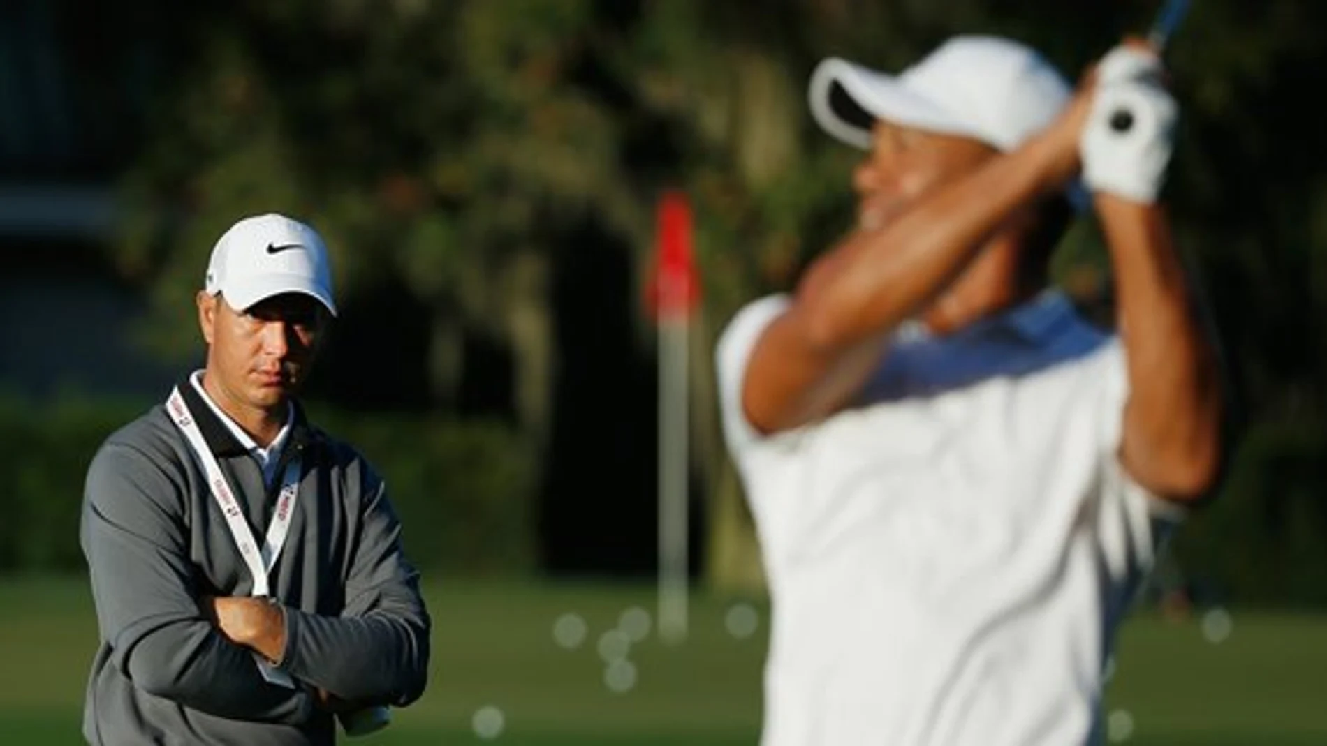 Tiger Woods y Chris Como