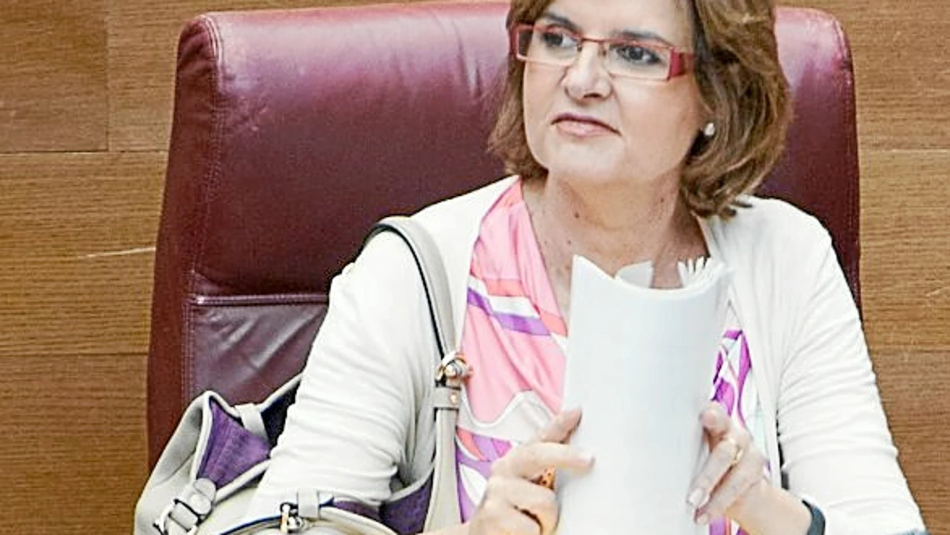 La diputada popular, Alicia de Miguel en Les Corts