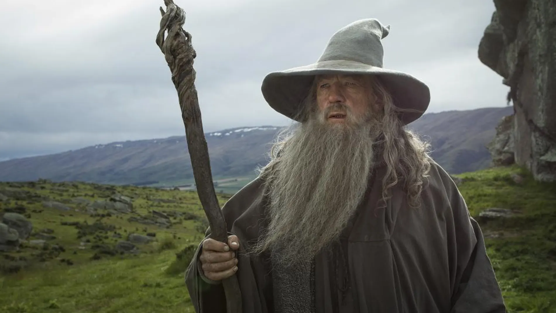 Ian McKellan en el papel de «Gandalf»