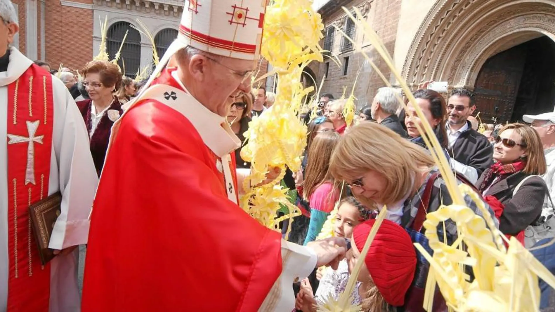 Bendición de las Palmas en la Catedral