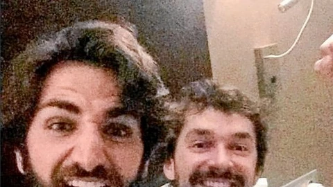 Ricky Rubio colgó en sus redes sociales esta imagen con Sergi Llull