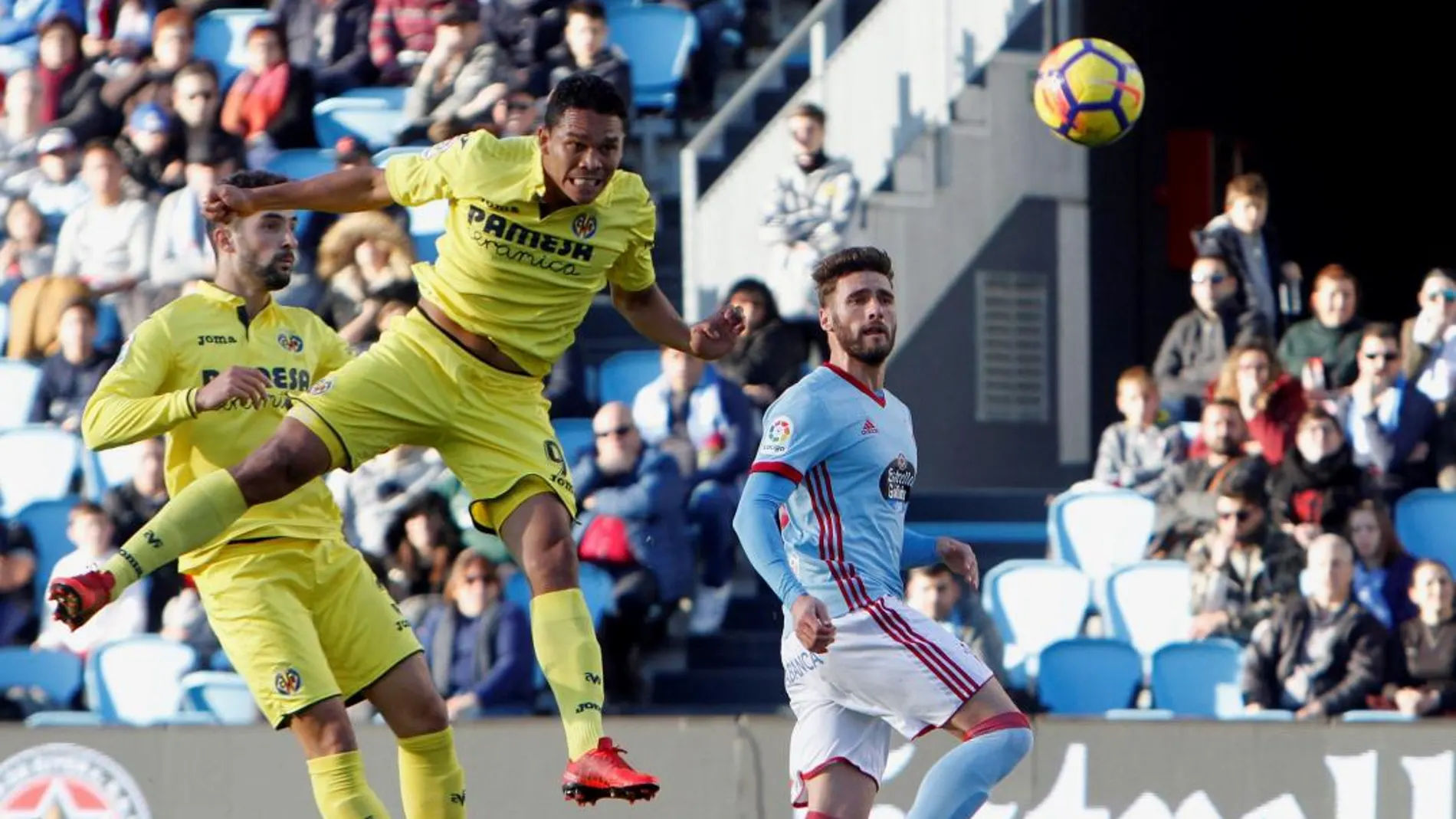 El delantero colombiano del Villarreal Carlos Bacca.