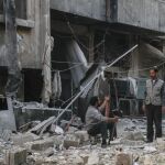 La ciudad de Douma tras ataques aéreos