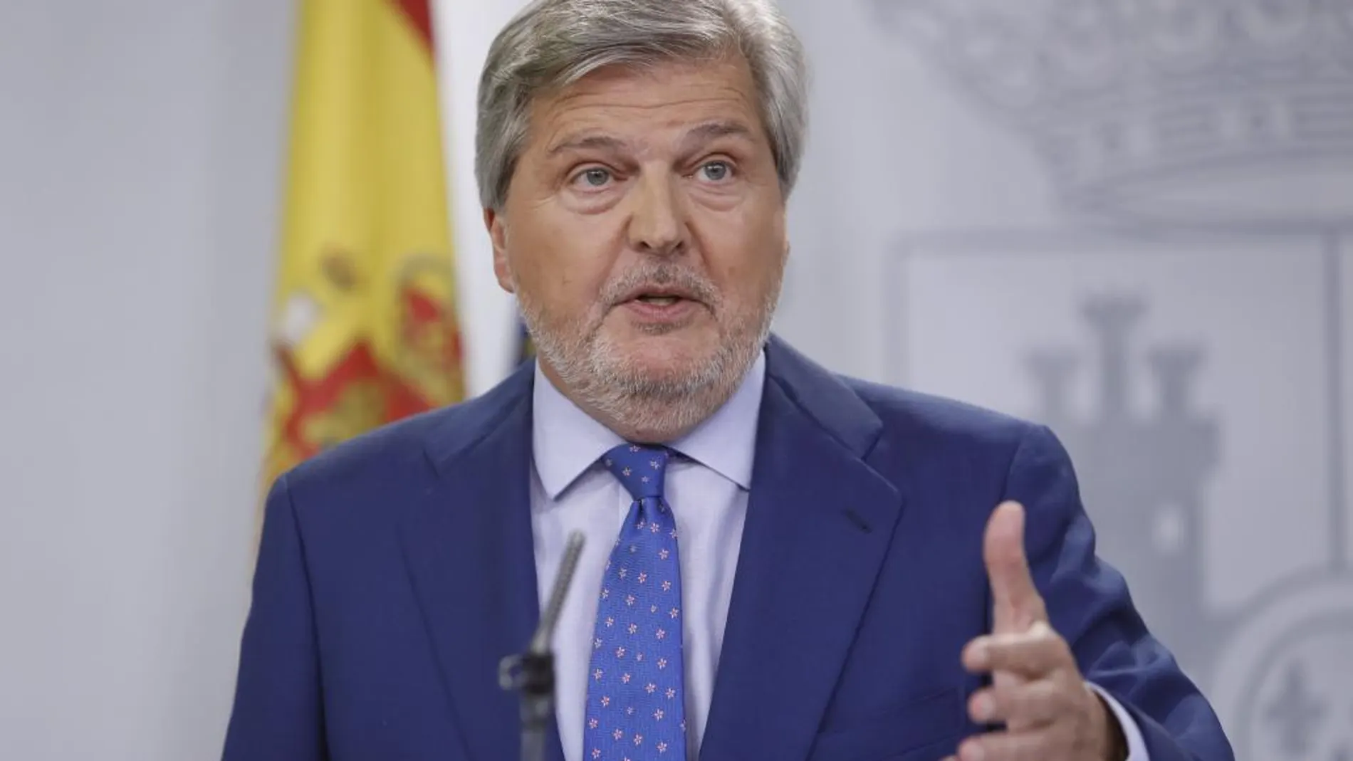 El portavoz del Gobierno y ministro de Educación,Cultura y Deporte, Íñigo Méndez de Vigo