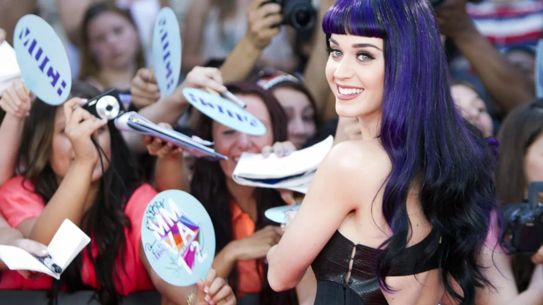 Katy Perry durante una entrega de premios en Toronto