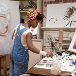 DeWanda Wise, en una escena de la serie, en la que interpreta a una aspirante a artista