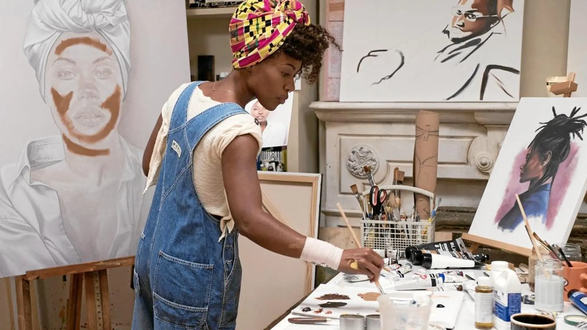 DeWanda Wise, en una escena de la serie, en la que interpreta a una aspirante a artista