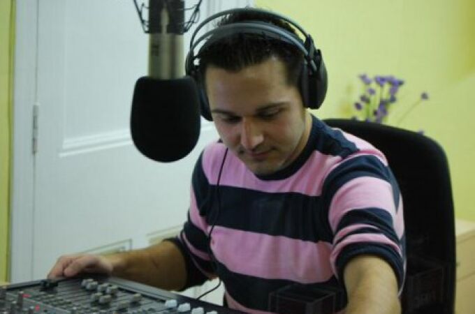 David Romero, cuando dirigía Radio Horta-Guinardó