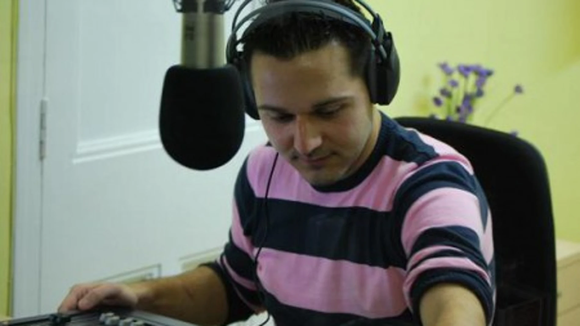David Romero, cuando dirigía Radio Horta-Guinardó