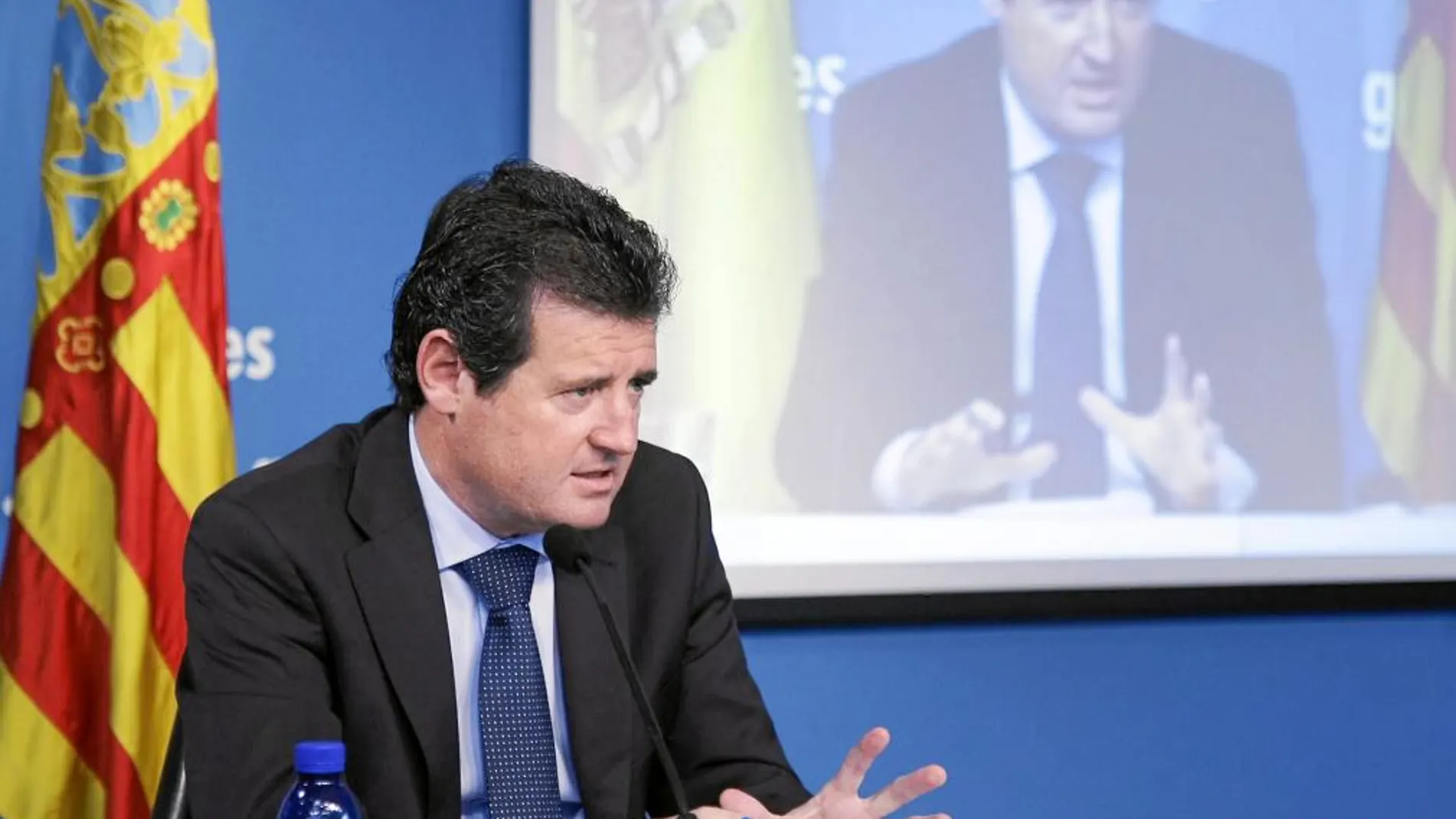 El portavoz del Consell, José Císcar, compareció ante los medios tras la reunión semanal del pleno del Gobierno valenciano