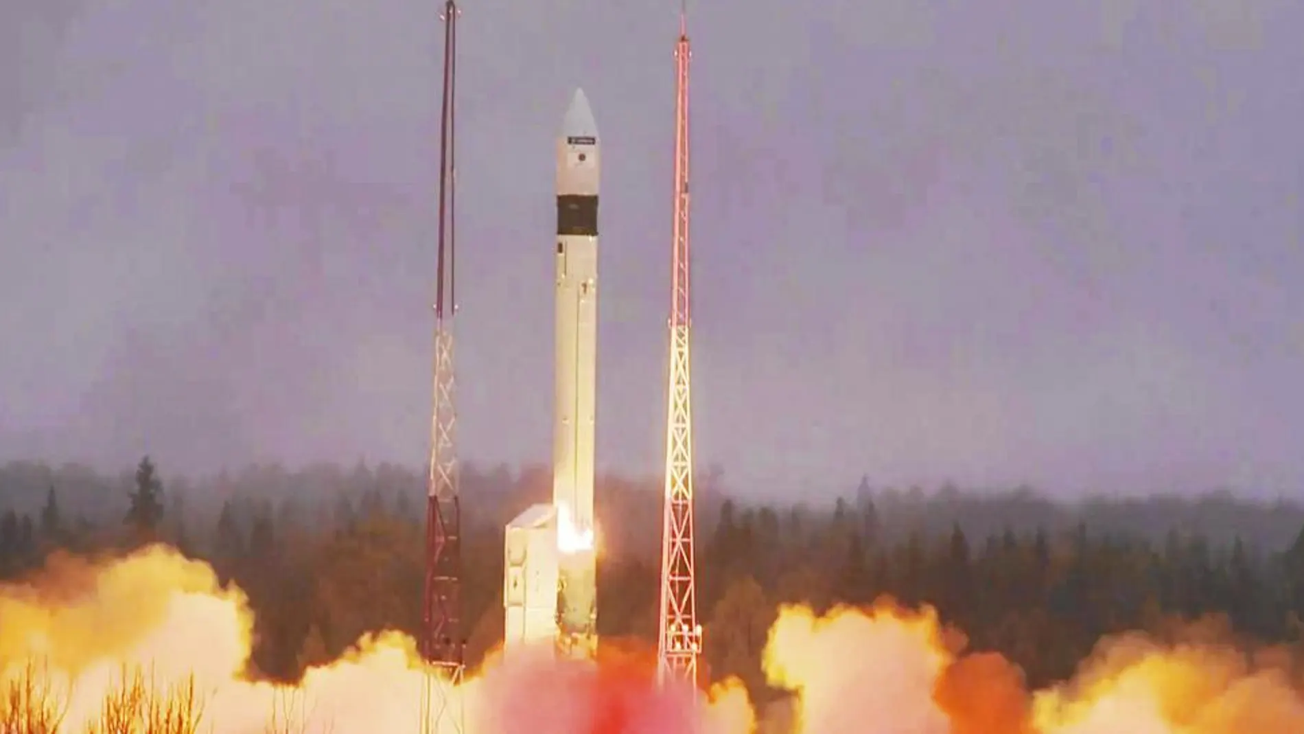 El lanzamiento del Sentinel 5p de la ESA, a las 11:27 horas de ayer, desde la base de Plesetsk