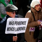 Manifestación de pensionistas