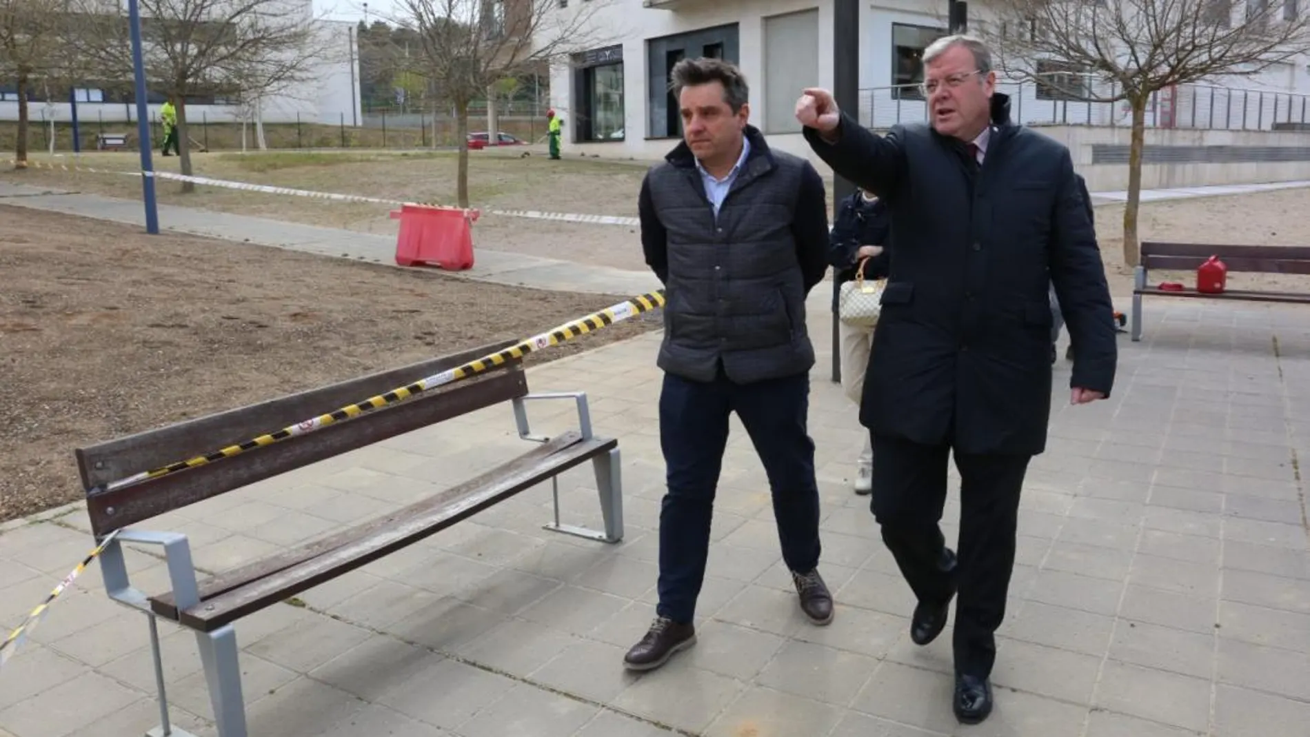El alcalde de León, Antonio Silván, visita las obras/César/Ayuntamiento de León