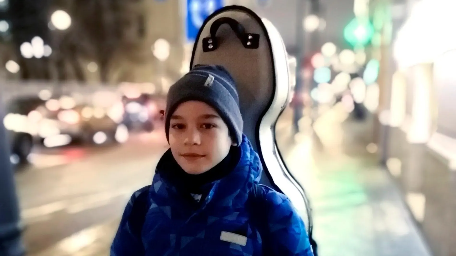 Fotografía del niño español, de nueve años, Diego Fernández Ortiz que ha descubierto desde Moscú una supernova en la constelación del Pez Volador / EFE