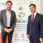 El alcalde de Valladolid, Óscar Puente, el director de Gran Consumo de Nedgia, Roberto Cámara, inauguran la jornada “Transformación a gas natural de salas de calderas en instalaciones municipales
