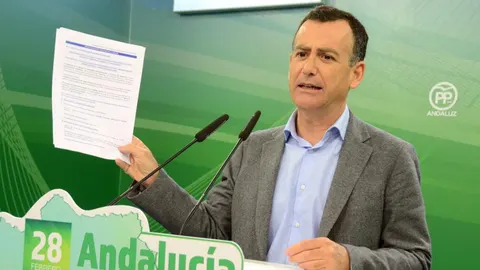 El diputado del Partido Popular de Andalucía Pablo Venzal