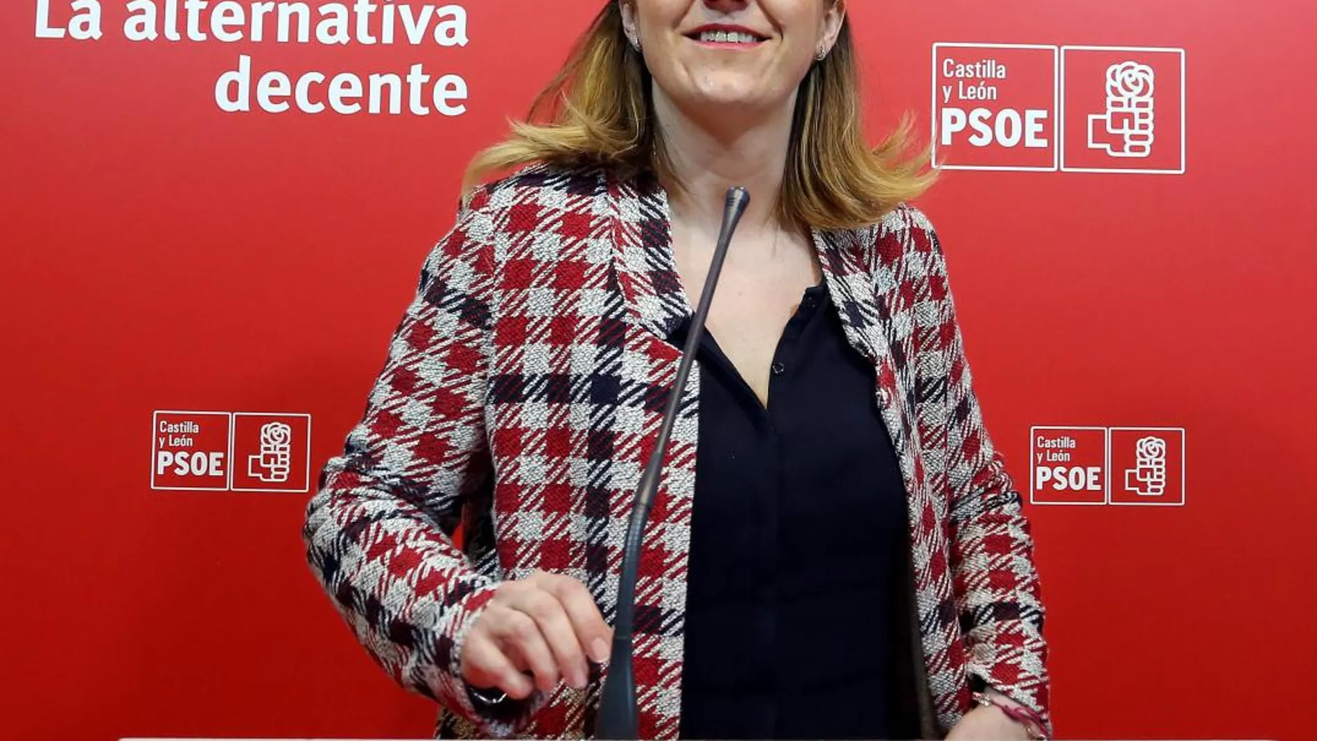 Virginia Barcones, vicesecretaria general del PSOE de Castilla y León