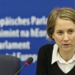 La portavoz de Izquierda Unida en el Parlamento Europeo, Marina Albiol.