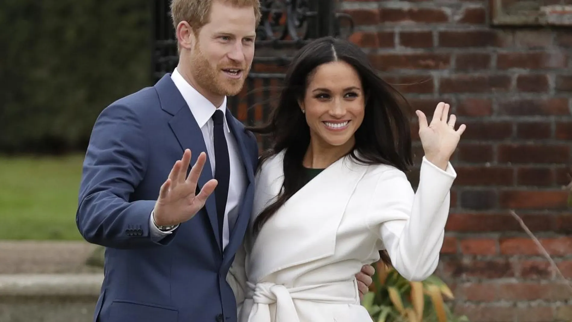 El Príncipe Enrique y su prometida Meghan Markle