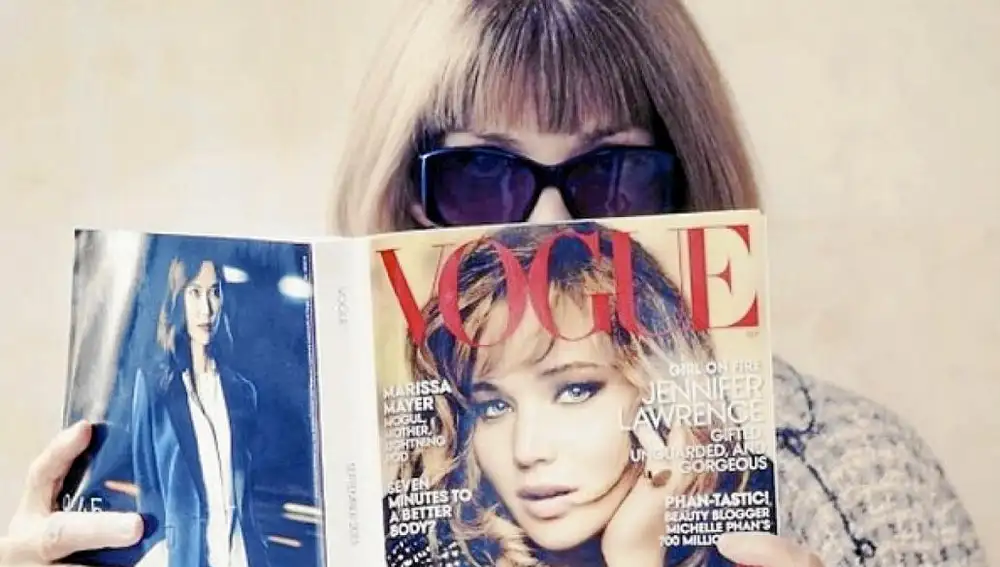 Anna Wintour, en quien está inspirada «El diablo de viste de Prada» es la editora jefa de la revista Vogue en EE UU