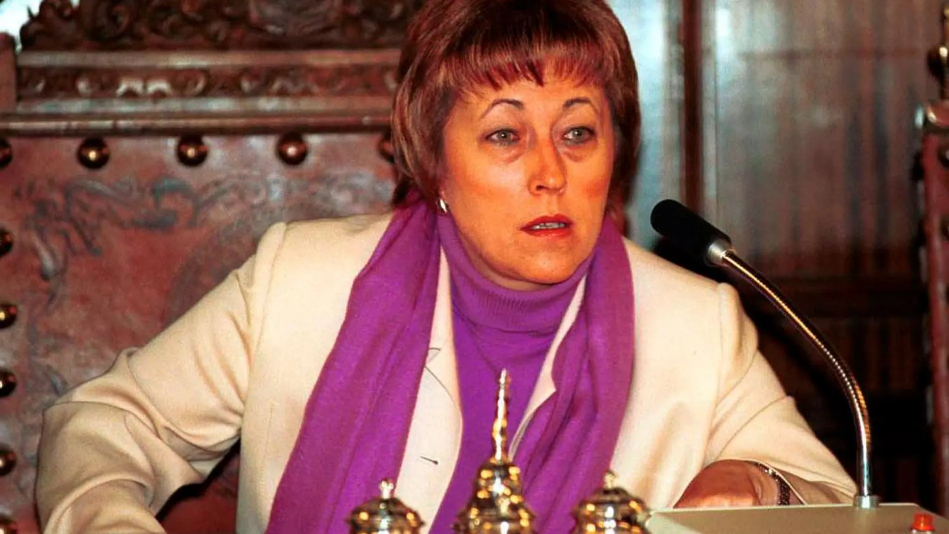 Eloísa Álvarez, en una imagen de archivo, durante su etapa como alcaldesa de Soria