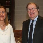El presidente de la Junta, Juan Vicente Herrera, y la delegada del Gobierno, Virginia Barcones, se reúnen en Valladolid