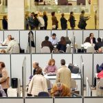 La oficina de la Delegación de Hacienda de Guzmán el Bueno, en Madrid