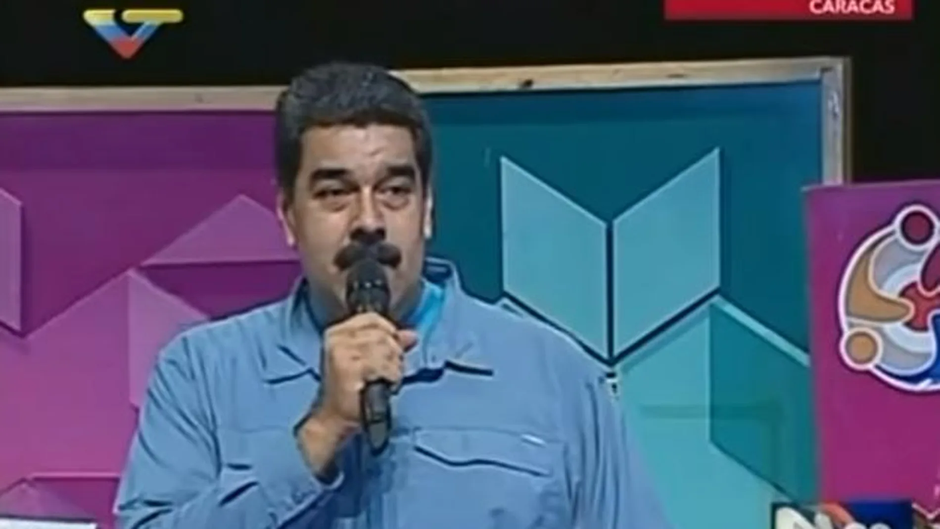 Nicolás Maduro durante el acto de Clap