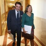 La portavoz Milagros Marcos y Suárez-Quiñones antes de dar cuenta de los acuerdos del Consejo de Gobierno