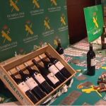 Desarticulada una organización criminal dedicada a falsificar botellas de prestigiosas marcas de vino