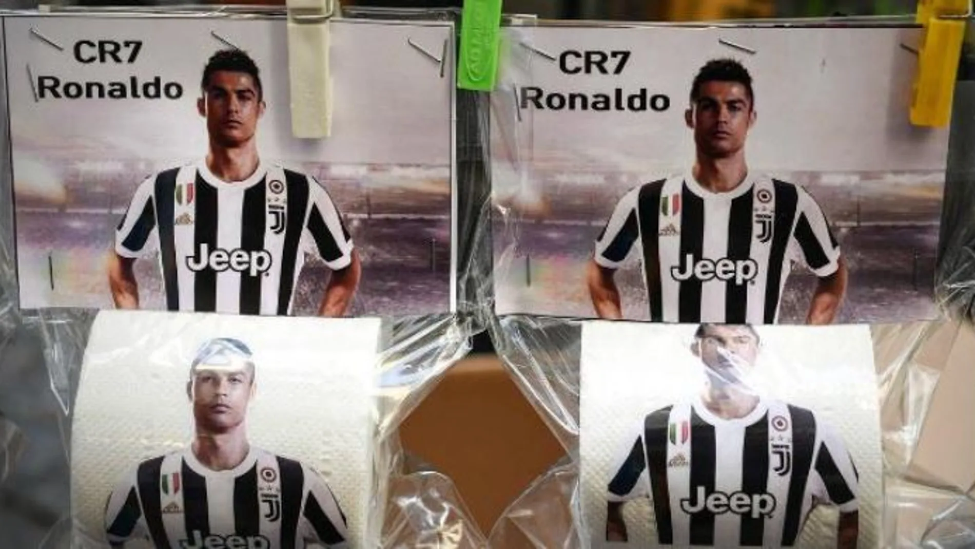 Papel higiénico con la cara de Cristiano Ronaldo / Twitter