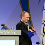 El presidente ruso, Vladimir Putin, durante los juegos de invierno de Sochi