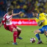 0-0. Los canarios no marcan por primera vez y el Espanyol ajusta su defensa