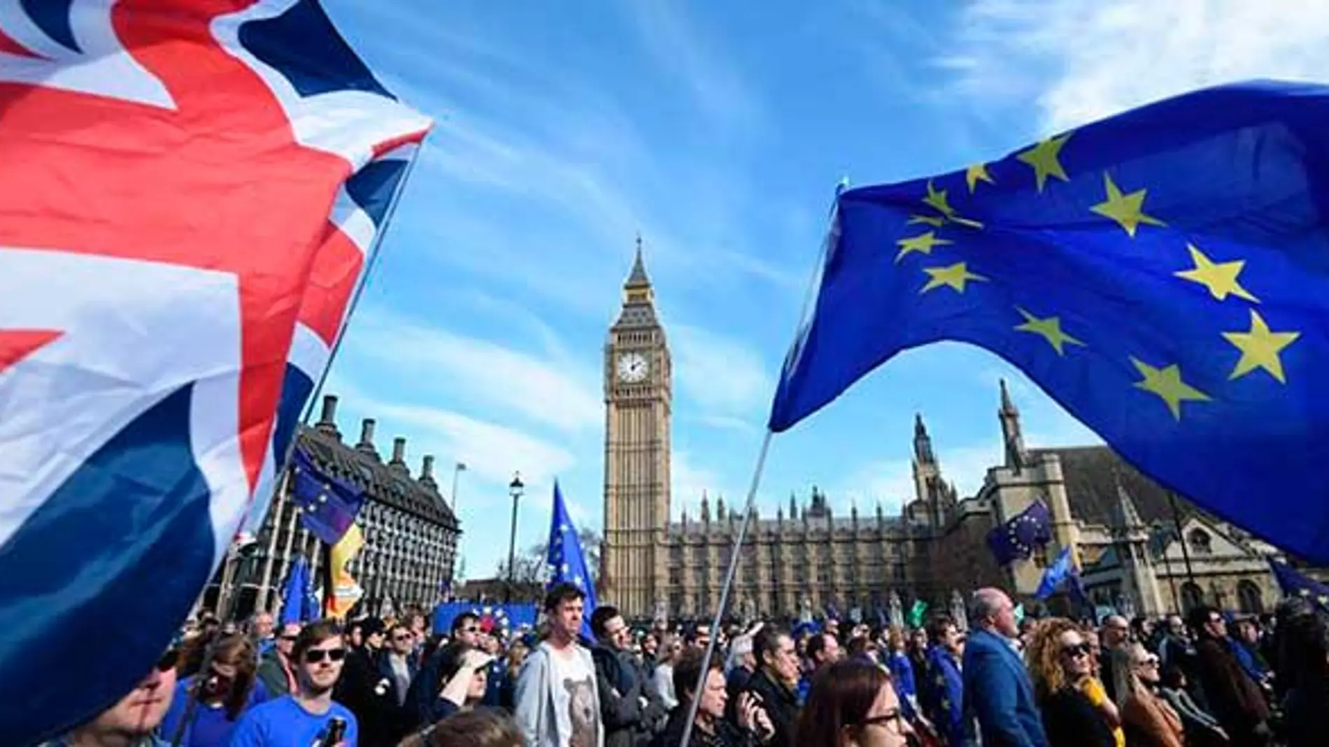 Manifestación en Londres en relación al Brexit