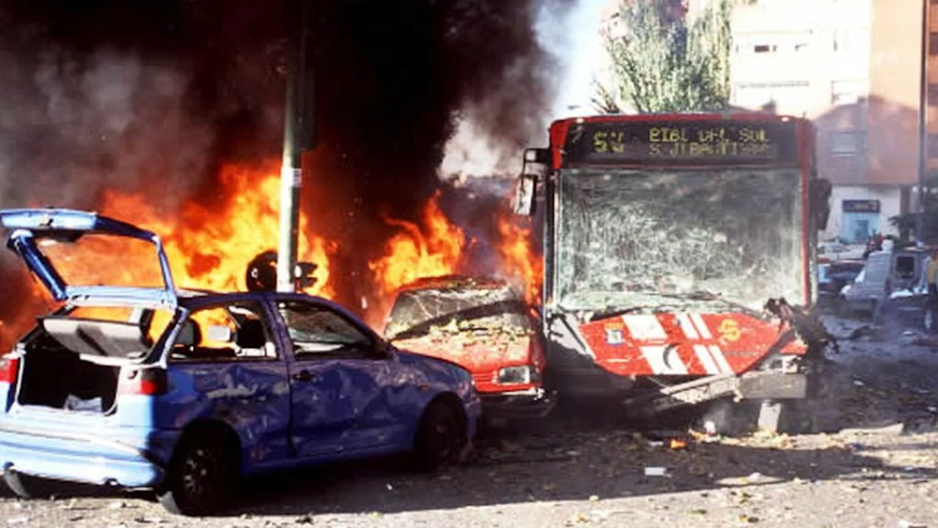 Imagen de archivo de un atentado de ETA en Madrid / Efe