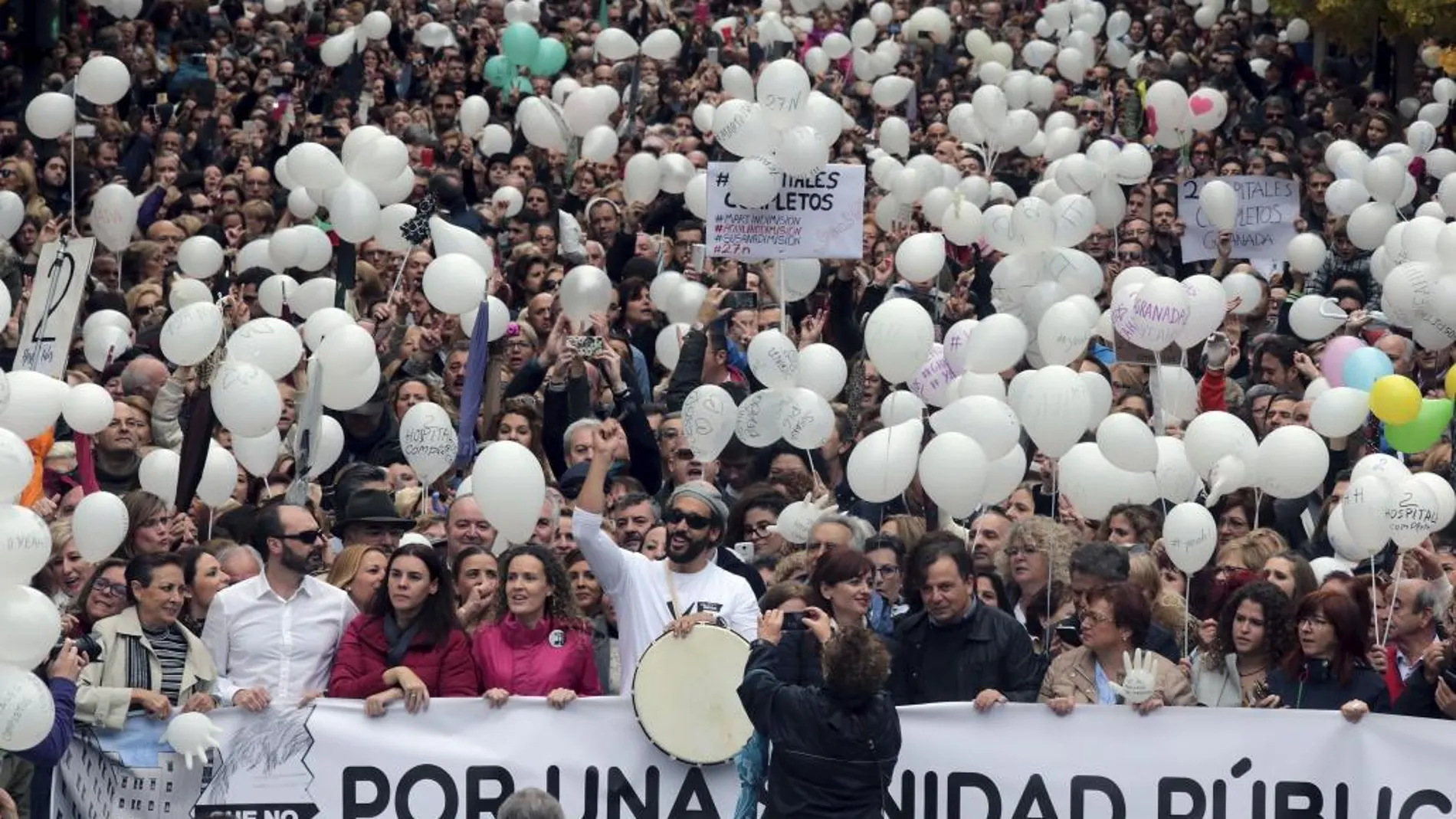 Las manifestaciones del sector sanitario son las más numerosas de las últimas décadas